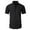 M10-Black, variant on Mens Clothing Short Sleeve Dress Shirts Performance 4 Way Stretch Frees Button Down Shirt 42 Black
