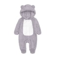 thumbnail image 6 of Fgnfyis Matching Family Pajamas Cat Ears Hooded Long Sleeve Soft Warm One Piece Pajamas Jumpsuit Sleepwear, 6 of 6