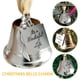 thumbnail image 4 of 4 piezas alas de ángel campana colgante arte artesanía hierro Navidad campanas adornos (plata) Sywqhk Libre de BPA, 4 of 9