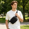 thumbnail image 5 of AUNVITO Unisex Crossbody Shoulder Bag, Lightweight and Portable, Multiple Pockets, Adjustable Strap, Suitable for Daily Use, Travel, and Commuting, 5 of 6