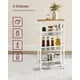 thumbnail image 4 of Carrito para muebles VASAGLE ULRC032W09 13x45x77 cm 2,8 kg blanco, 4 of 9