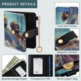thumbnail image 5 of Small Wallet For Women Bifold Leather Pocket Coin Credit Card Holder With RFID Blocking Three Kings Holding The Flag, 5 of 6