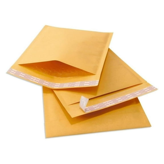 250#0 6x10 Paper Padded Bubble Envelopes Mailers Shipping Case 6"x10" Gold