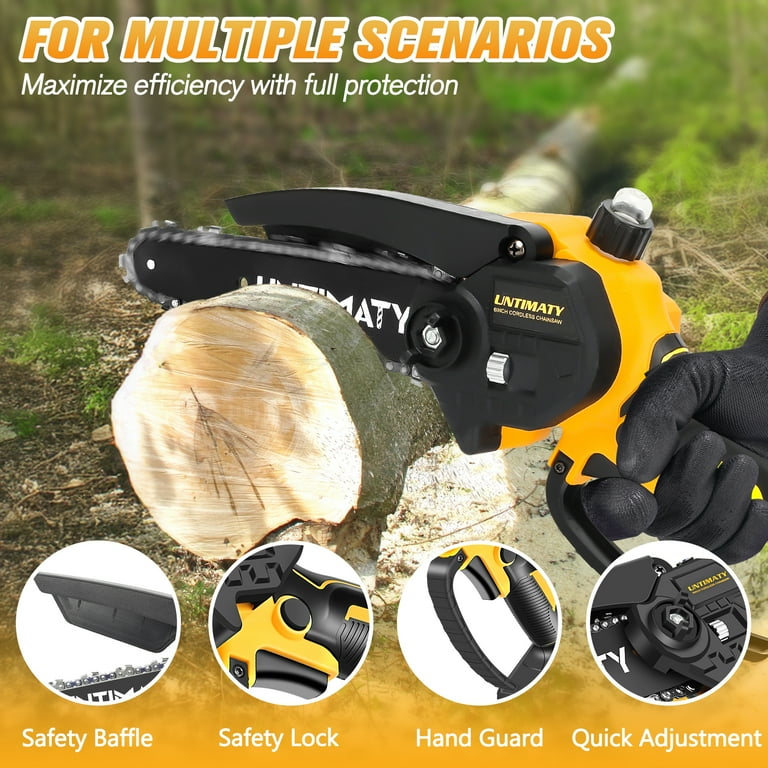 Rechargeable electric chainsaw hotsell