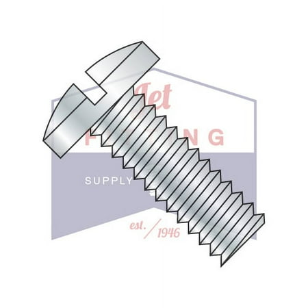 

3-48 x 1/8 Machine Screws | Slotted | Binder Undercut Head | Steel | Zinc (Quantity: 10000)