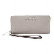 Michael Kors Jet Set Travel Saffiano Continental Wallet - Pearl Grey