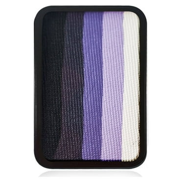 Kraze FX Face Paint Palette Refill - Amethyst (10 gm), Professional 1-Stroke Split Cake, Hypoallergenic, Non-Toxic, Water Activated Halloween Face & Body Painting Makeup Supplies for Kids