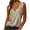 Beige, variant on Summer Hiking Tank Top for Women Crew Neck Solid Athletic Shirts Sleeveless Loose Tee Tops