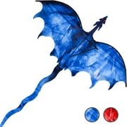 Gex Worldwide 54" Ice Dragon Huge Kite with Tail
