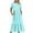 B11 Sky Blue womens summer Dress clearance under $5, variant on Wuchoa Ladies Summer Spring Trendy Outfits With Pockets Flowy Aline Swing Maxi Sundress Wedding Guest Dress Plus Size Short Sleeve Pleated Crewneck Tiered Going Out White Dresses Clothes