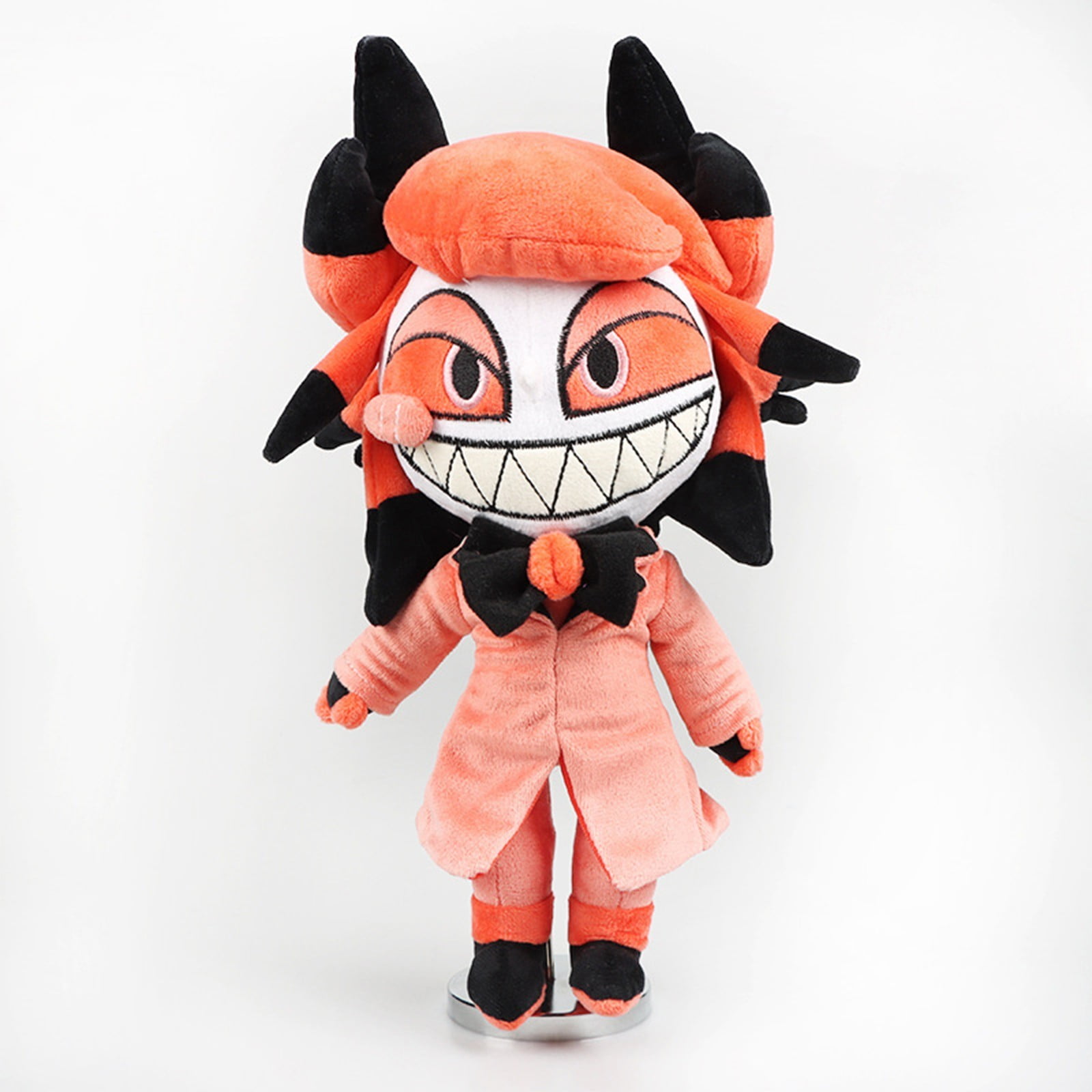 Peluche Hazbin Hotel Alastor 28 Cm – Jouet Doux Et Léger, Collection Hell’s Inn, Cadeau Anniversaire Pour Fans – Peluche Officieuse Super Mignonne