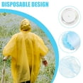 thumbnail image 5 of Milisten Travel Rain Poncho 1Pack Adult Rain Poncho With Hood Assorted Color Waterproof, 5 of 8