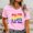 Pink, variant on Womens Athletic Tops Women Tops Short Tech T Shirt Womens Long Sleeve Shirts Long Sleeve Shirt Loose Fit Work Short Trashier Shirts Workout Loose T Summer Pink S