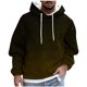 thumbnail image 2 of Sudadera con capucha para hombre, estilo casual, con cuello redondo, estampado, manga larga, blusa de poliéster, 2 of 5