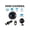 Black, variant on Wireless Security Camera Indoor Outdoor 1080P with Night Vision, Motion Detection, Real-Time Alert, Voice Assistant & Christmas Monitoring for Home Safety