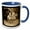 Blue/White, variant on 3drose, Late 1800s Horse Drawn Fire Company Sepia, 11oz Mug