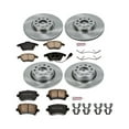 thumbnail image 3 of Power Stop Front and Rear Stock Replacement Brake Pad and Rotor Kit KOE2260, 3 of 8