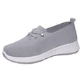 thumbnail image 2 of IEMIEMIEM Orthopedic Shoes for Women 2026 Wide Width Breathable Sneaker Comfortable Non Slip on Sneakers Lightweight Arch Support Soft Foam Cushion Women's Diabetic Walking Nurse Shoes Gray 7 Wide, 2 of 5