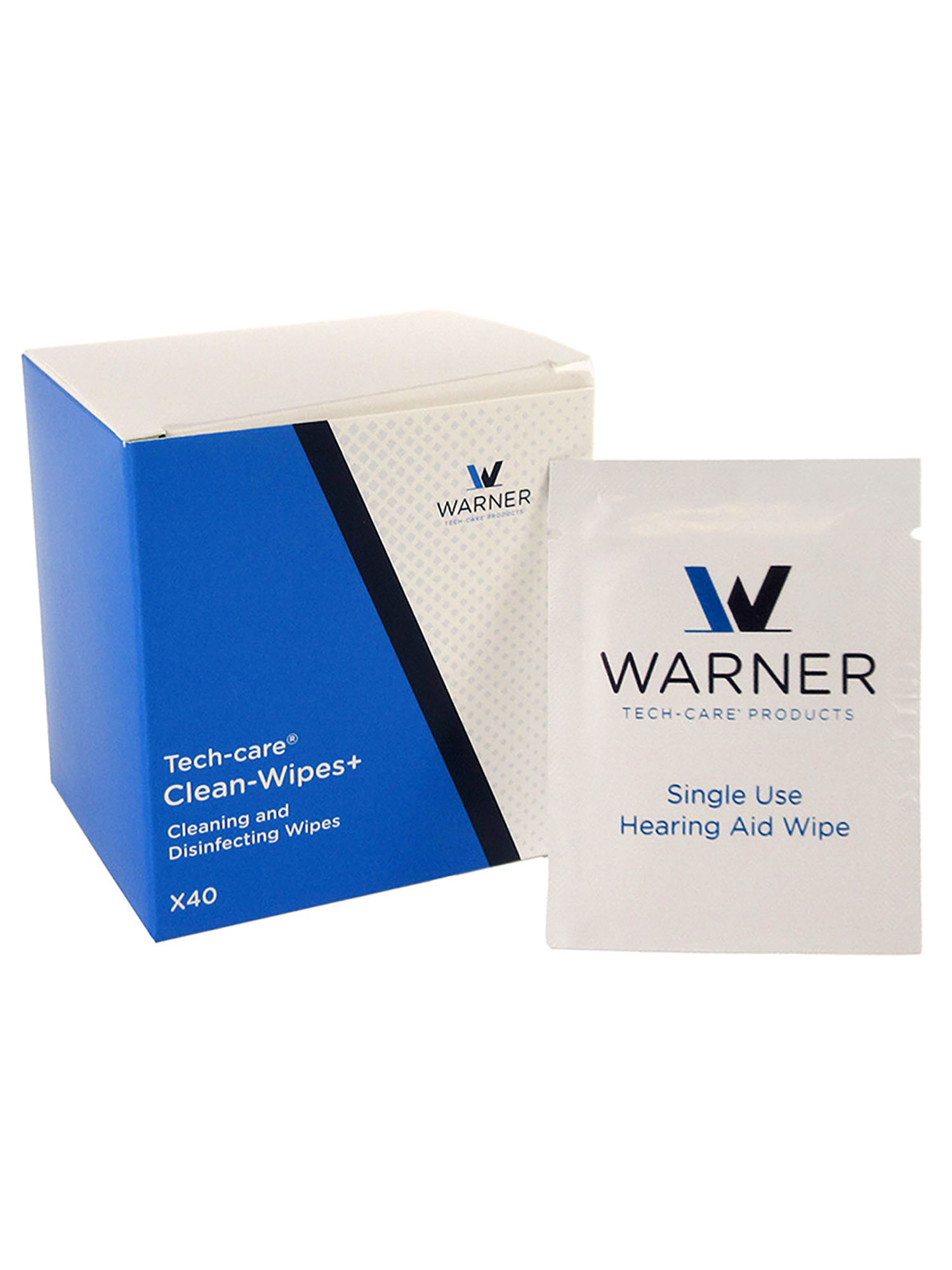TechCare Hearing Aid Wipes, Box Of 40