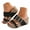 Black, variant on Mepaouo Sandals for Women 2025 Fashion Platform Espadrilles Slip on Shoes Dressy Summer Wedge Slides