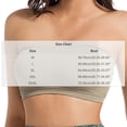 thumbnail image 3 of BaoFuBaoMei Strapless Bras for Women Plus Size Ribbed Wireless Bra Non Slide Supportive Bandeau Bra Soft Everyday Tube Bra, 3 of 5