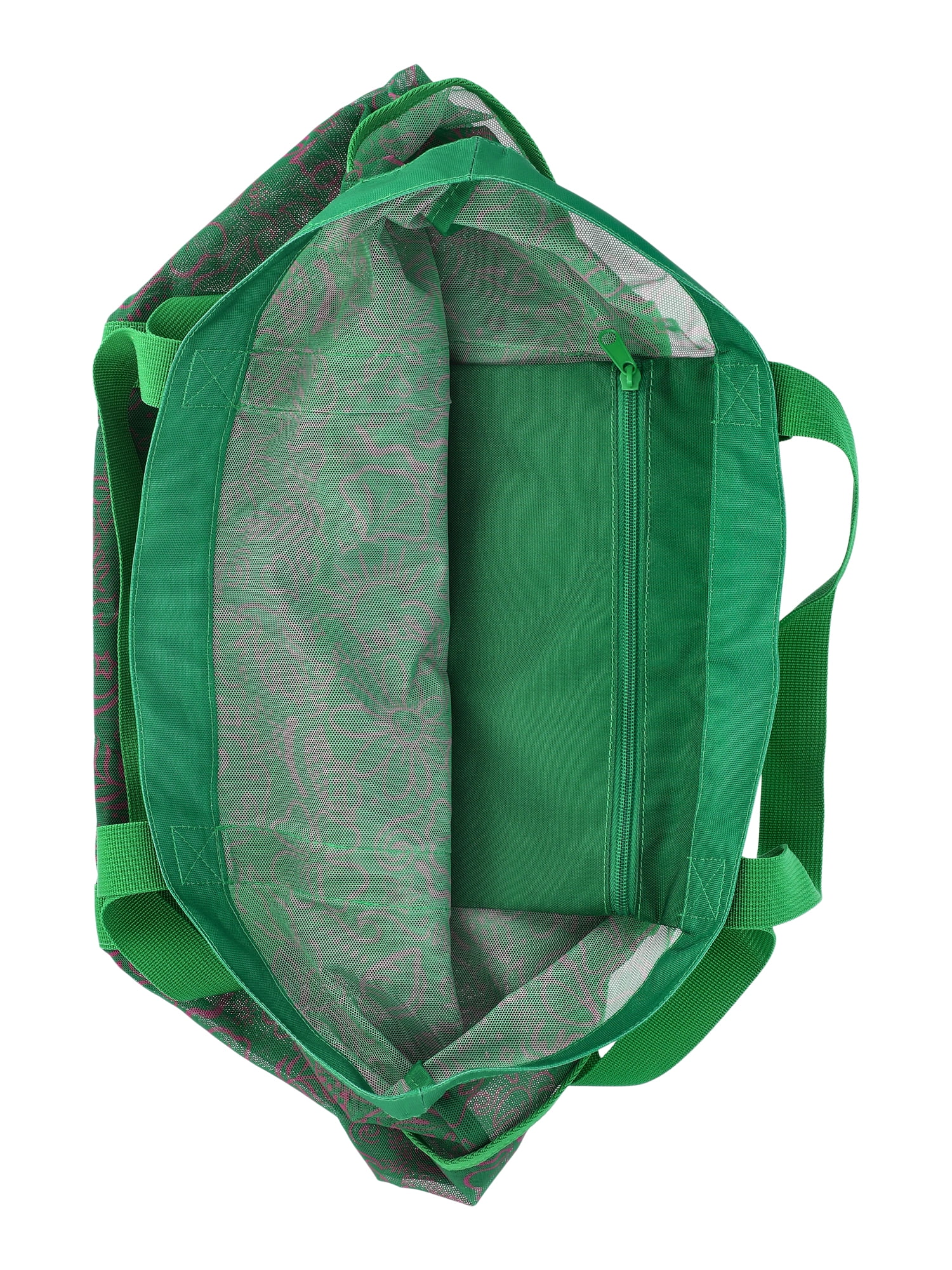 No Boundaries Women's Mesh Tote Bag, Green