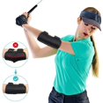thumbnail image 1 of Guía de swing de golf Entrenador de swing Entrenamiento Codo Swing Ayuda de postura Corrector de entrenamiento, Swing de golf Brazo curvo Práctica de advertencia Recordatorio fijo Acción de entrenamiento brillar Electrónica, 1 of 5