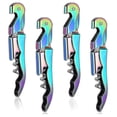 thumbnail image 1 of 4-piece Waiter Corkscrew Corkscrew Double Hinge Corkscrew Monochrome, 1 of 4