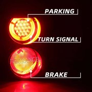 MZORANGE Left Rear Tail Light For Land Range Rover HSE VOGUE L322 2002 2003 2004-2008 2009 Driver Side with Bulbs