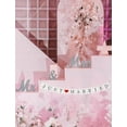 thumbnail image 2 of Wedding Decorations Set - Large Just Married Banner & Wooden Mr & Mrs Signs, Black, 2 of 10