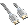 thumbnail image 2 of Buyer’s Point Ultra High Speed HDMI 2.1 Cable Dynamic HDR 1.8M (6ft) 8K 120Hz, 48Gbps, Dolby Vision, eARC Compatible with Apple TV, Nintendo Switch, Roku, Xbox, PS4, Projector Pack of 5 Gray, 2 of 7