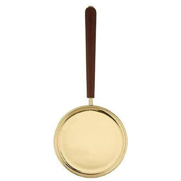 Christian Brands Brass Paten with Straight Handle