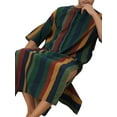 thumbnail image 4 of INSPIRE CHIC Striped Nightshirts for Men's Short Sleeves Contrast Colors Stripes Nightgown, 4 of 4