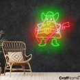 thumbnail image 2 of Craftnamesign Funny Cowboy Nacho LED Neon Light, Mexican Restaurant Wall Sign, 2 of 5