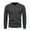 Dark Gray, variant on jsaierl Mens Sweater Cable Knit Crew Neck Solid Slim Top Shirt Long Sleeve Fall and Winter Warm Pullover Sweater
