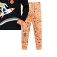 thumbnail image 4 of WIBACKER 1-10 Year Boys' 2-Piece Pajamas Set Long Sleeve Sleepwear Pjs 100% Cotton For Kids and Toddler Boys - Rocket, 4 of 5