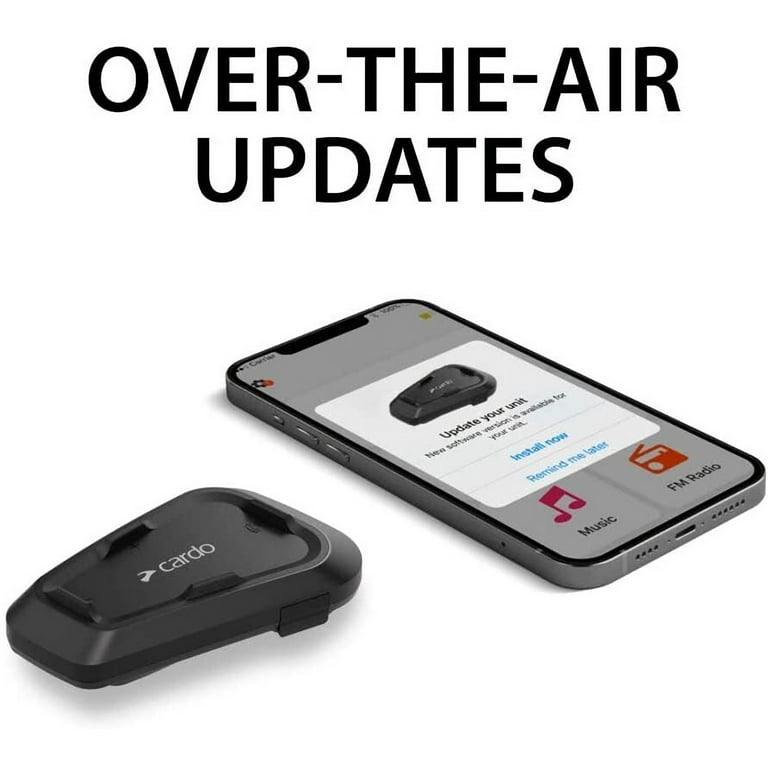 Cardo Spirit HD Intercom Headphones - Motorcycle Bluetooth