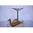 thumbnail image 2 of Nifao Camel Sitting Under A Palm Tree Bronze Statue – Home Decor Sculpture, 17"L x 27"W x 23"H, 2 of 8