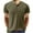 Green, variant on Mens Shirts Summer Short-sleeved T-shirt Casual Solid Top Short-sleeved Casual Sports Daily Top Blouse