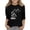 Black, variant on YunPes 3-13Y Tween Girls Solid Long Sleeve T-shirt Crew Neck Print Tees Spring Summer Soft Cotton Casual Basic Clothes