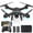 Black, variant on Drone with 1080P Camera for Kids, Lightweight Wefone WF13 Upgraded Quadcopter with One-Key Takeoff for Beginners, Optical Flow Hover, 3 Speed Modes, 2 Batteries Up to 30 Minutes of Playtime, Black