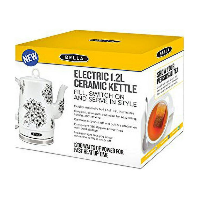 Bella 1.5-L Ceramic Electric Kettle - Macy's