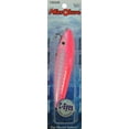 thumbnail image 2 of MirrOlure Topwater Glide Bait, Hot Pink/Silver, 2 of 5
