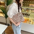 thumbnail image 2 of Sense of luxury Girl Leisure Lady Shopping Zipper bag Women Cosmetic bag Handbag Wash bag PURPLE, 2 of 8