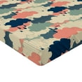 thumbnail image 2 of Ambesonne Cartoon Fitted Sheet, Rain Colorful Clouds, Twin XL Size, Multicolor, 2 of 3