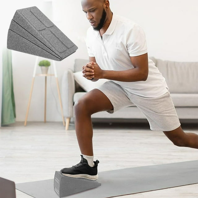 Adjustable Stretching Board Set,3-Piece Yoga Foot Stretcher & Leg Workout Equipment for Deep Squats,Calf Hamstring Stretching Slant Board for Home Gym,SouMaox