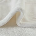 thumbnail image 5 of Beautyrest Heated Microlight to Berber Solid Throw, 60x70", Ivory, 5 of 9