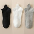 thumbnail image 3 of Chaussettes Basses Athlétiques pour Hommes à la Cheville pour Sports Course Coussin, 3 of 5