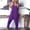 Purple Wide Leg Jumpsuits for Women, variant on Dyegold Jumpsuits for Women Casual, Jumpsuits Women Summer Plus Size Cotton Linen Boho Wide Leg Bib Pants Casual Loose Sleeveless V-Neck Overalls Rompers