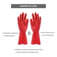 thumbnail image 5 of Guante De Hule Rojo Domestico No.6-6.1/2 KARLEN 6, 5 of 5